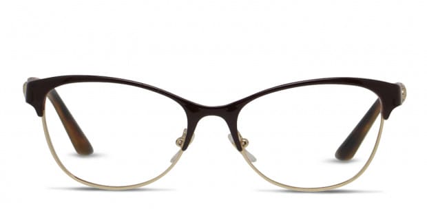 Versace 0VE1233Q Brown w/Gold Prescription Eyeglasses