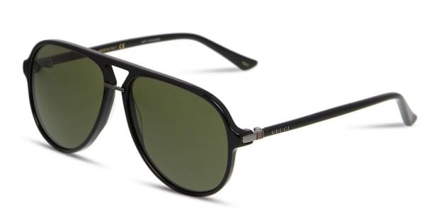 Gucci GG0015S Shiny Black Prescription Sunglasses