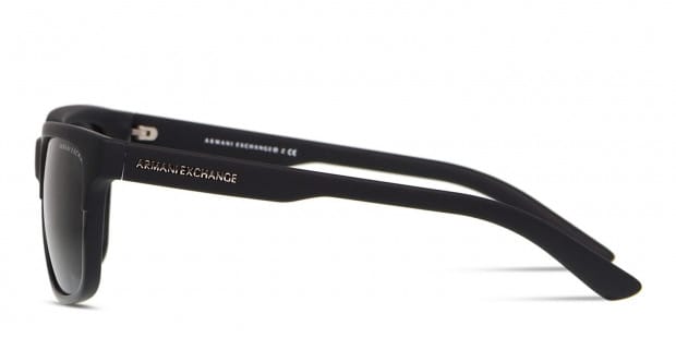 Armani Exchange AX4026S Black w Shiny Black Prescription Sunglasses 50 Off Lenses
