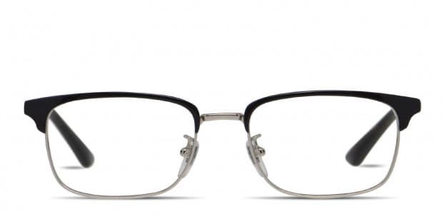 Gucci GG0131O Black Tortoise Silver Eyeglasses Includes FREE Rx Lenses