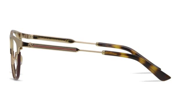GUCCIメガネ Gucci GG0134O Gold/Red Prescription Eyeglasses
