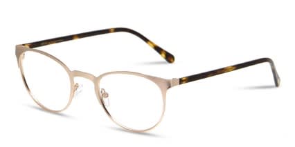 Ottoto Nicoletto Gold, Tortoise glasses - Gold - Angle View