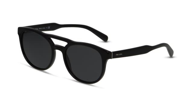 Men\'s Prada Black Aviator Sunglasses with Double-Bridge 13T Prada Linea Rossa Lifestyle 54TS Sunglasses main image 4