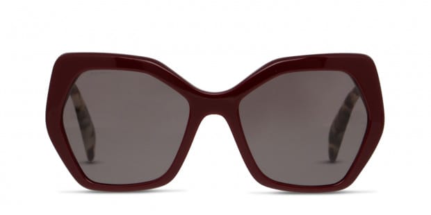 Prada PR 16RS Wine w Tortoise Prescription Sunglasses