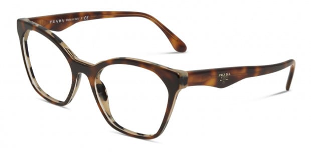 Prada PR 09UV Tortoise w/Leopard Prescription Eyeglasses