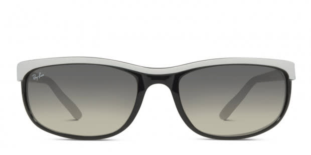 Ray Ban RB2027 Predator 2 White Black Prescription Sunglasses