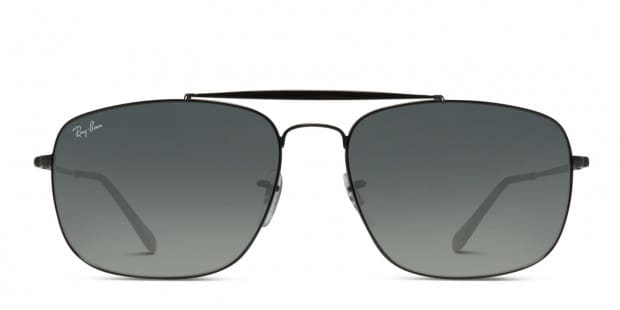Ray Ban RB3560 The Colonel Shiny Black Prescription Sunglasses