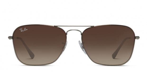 Ray Ban 3603 Gunmetal w Brown Prescription Sunglasses