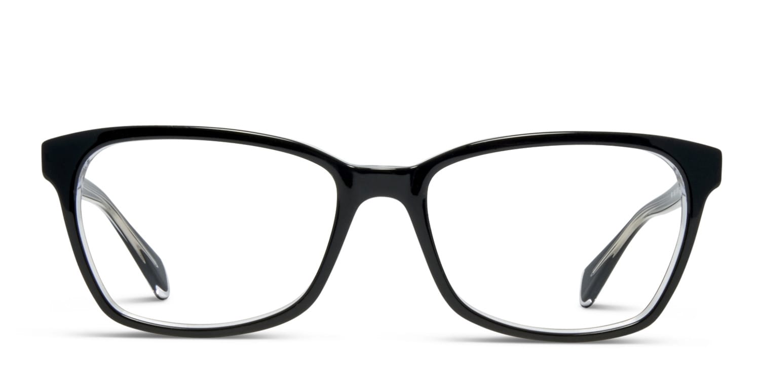 Ray-Ban RX5362 Shiny Black/Clear Eyeglasses | Includes FREE Rx Lenses