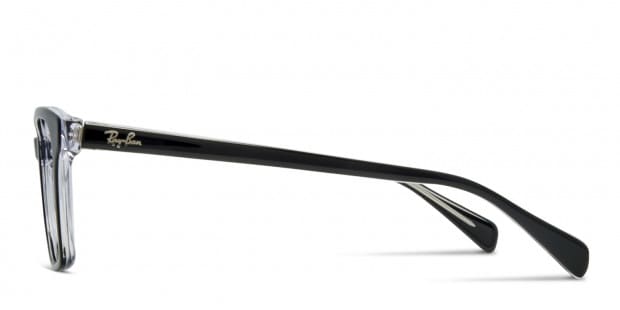 Ray-Ban RX5362 Shiny Black, Clear
