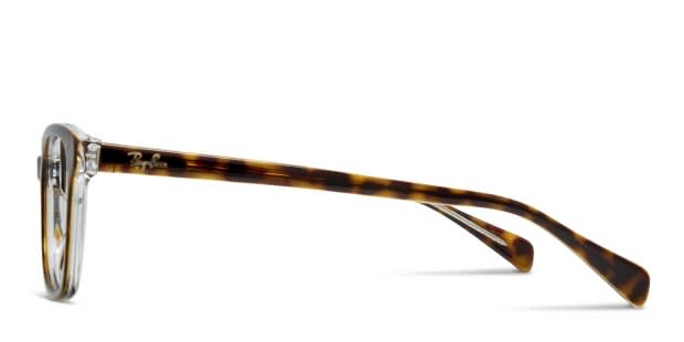 Ray-Ban RX5362 Tortoise/Clear Eyeglasses | Includes FREE Rx Lenses