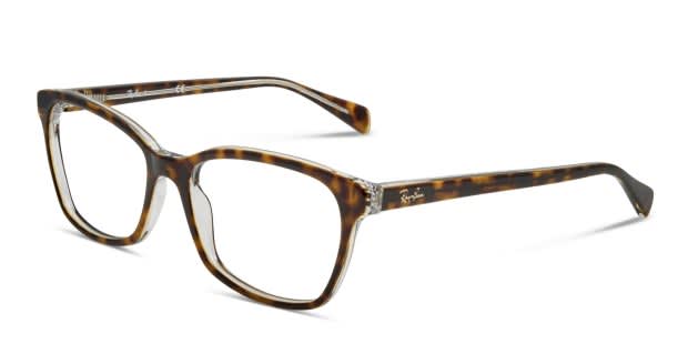 Ray-Ban RX5362 Tortoise/Clear Eyeglasses | Includes FREE Rx Lenses