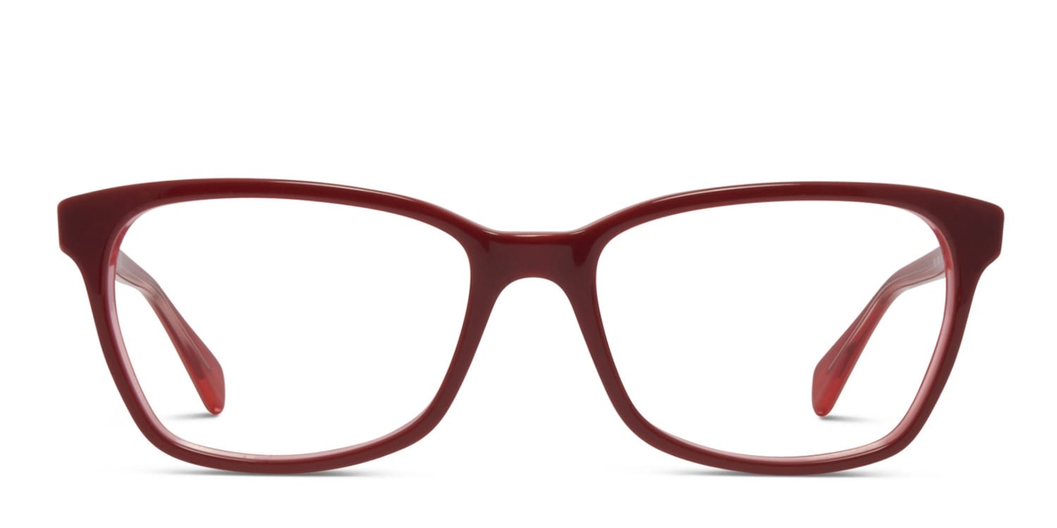 Ray-Ban RX5362 Red/Pink glasses - Red / Pink - Frontal View