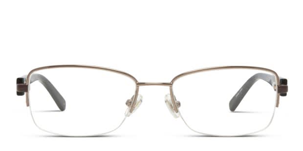 Diane Von Furstenberg DVF8033 Silver w/Brown Prescription  display picture 3