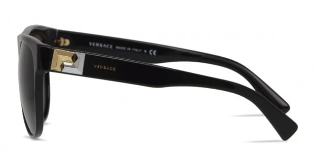 超大特価 Versace 0VE4346 Shiny Black Prescription Sunglasses その他