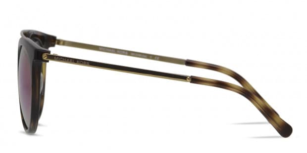 Michael Kors MK2056 Ila Tortoise w Gold Purple Sunglasses