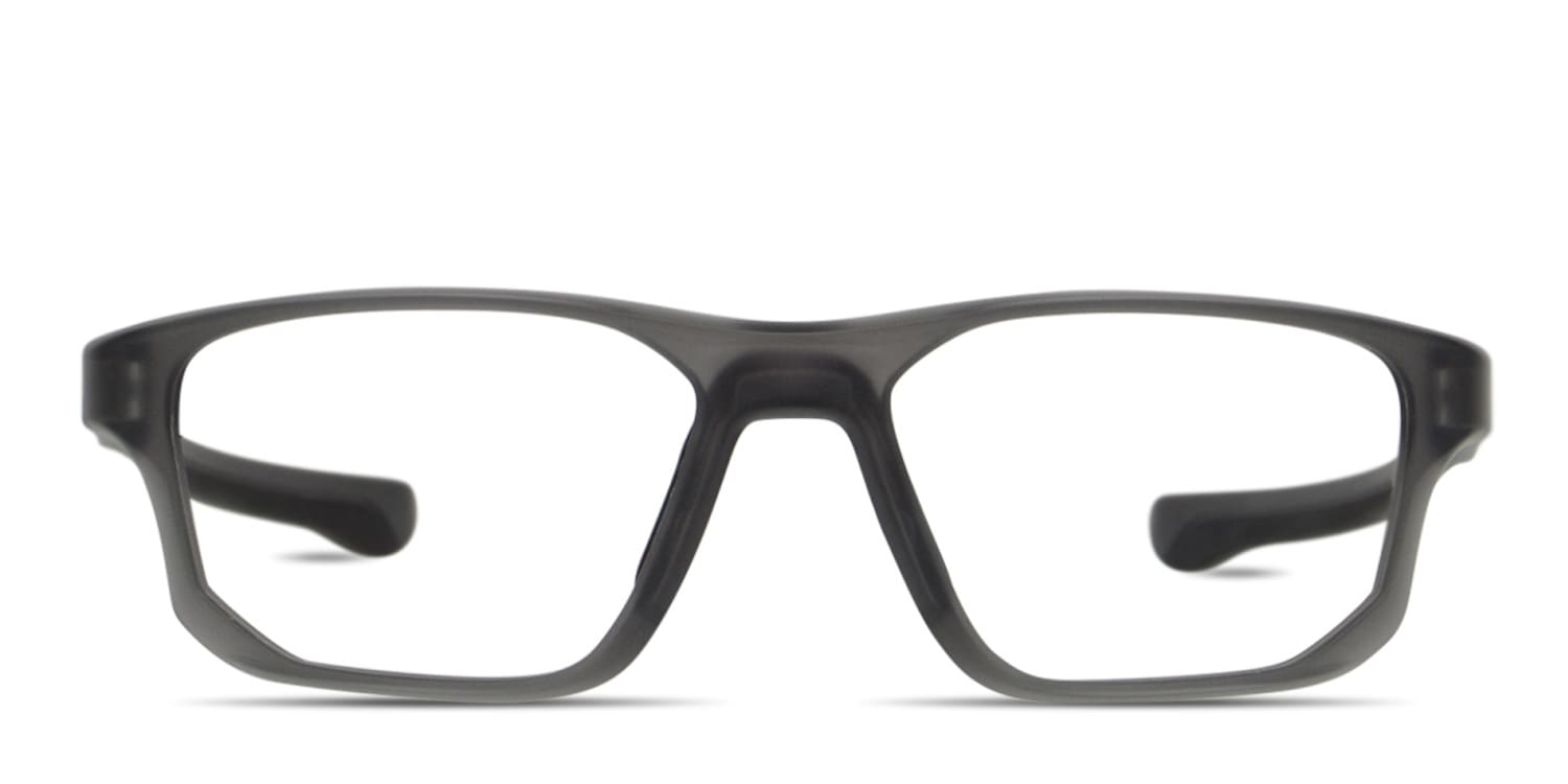 Oakley Crosslink Fit Gray Eyeglasses | Includes FREE Rx Lenses
