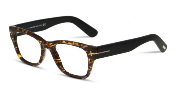 Tom Ford TF5379 Tortoise w/Black Prescription Eyeglasses