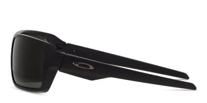 Oakley OO9380 Double Edge Black, Green glasses - Black / Green - Side View