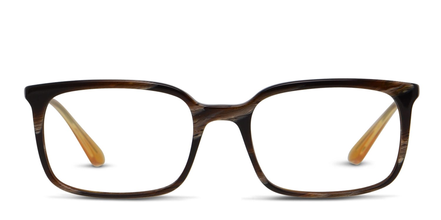 Prada PR 16UV Brown glasses - Brown - Frontal View