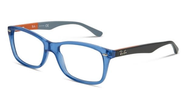 Ray-Ban RX5228 Blue/Clear/Black Eyeglasses | Includes FREE Rx Lenses