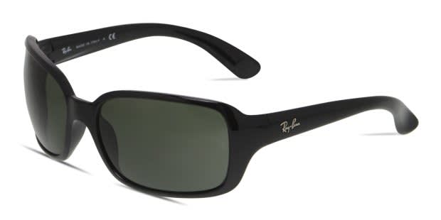 Ray-Ban RB4068 Shiny Black Prescription Sunglasses - 50% Off Lenses