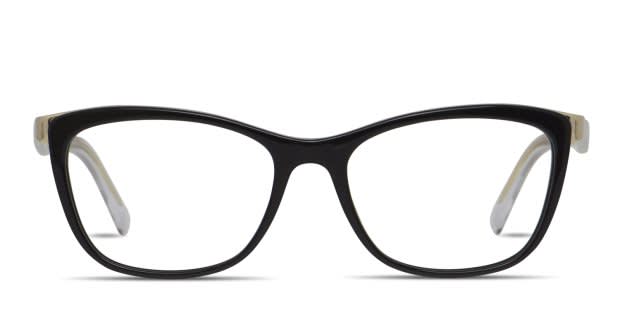 Versace VE3255 Black w/Clear Prescription Eyeglasses