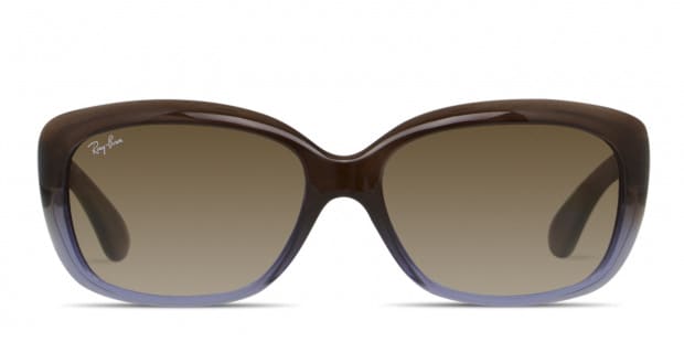 Ray-Ban 4101 Jackie Ohh Brown w/Purple Prescription Sunglasses display picture 1