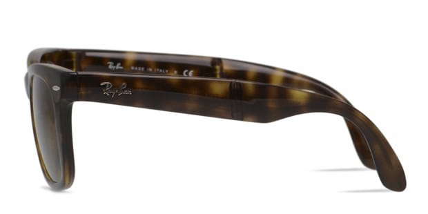 Ray ban folding wayfarer brown on sale
