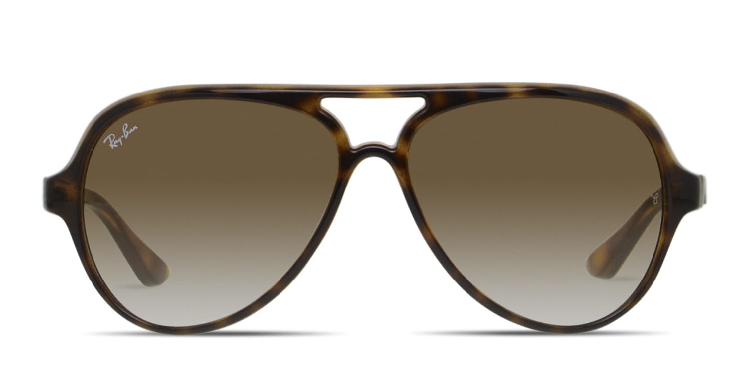 Ray-Ban RB4125 Cats 5000 Tortoise/Brown glasses - Brown / Tortoise - Frontal View