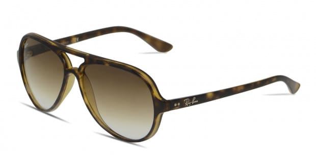 Ray-Ban 4125 Cats 5000 Tortoise/Brown Prescription Sunglasses