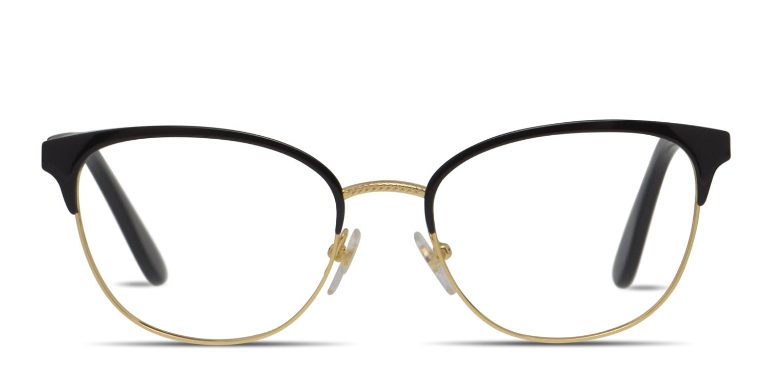 Vogue VO4088 Black w/Gold glasses - Black / Gold - Frontal View