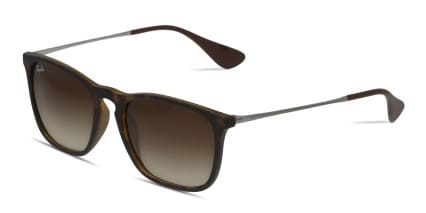 Ray-Ban RB4187 Chris Tortoise, Brown glasses - Brown / Tortoise - Angle View