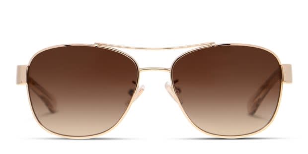 Coach HC7064 Gold w/Clear Prescription Sunglasses - 50% Off Lenses