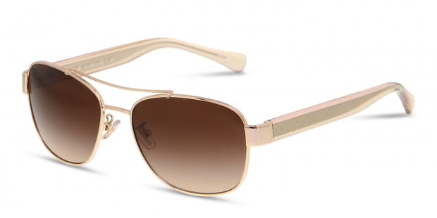 Coach HC7064 Gold w Clear Prescription Sunglasses 50 Off Lenses