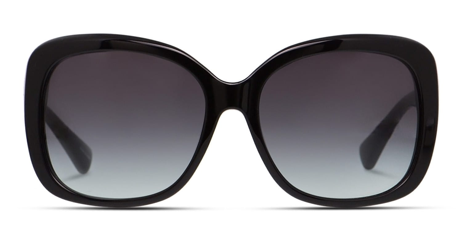 Coach HC8158 Shiny Black Prescription Sunglasses
