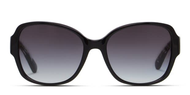 Coach Glossy Black Sunglasses Coach HC8264 Shiny Black Prescription Sunglasses main image 3