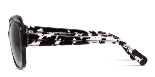 Coach HC8166 Shiny Black Prescription Sunglasses - 50% Off  display picture 3