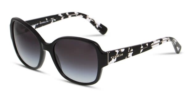 Coach HC8166 Shiny Black Prescription Sunglasses - 50% Off  display picture 1