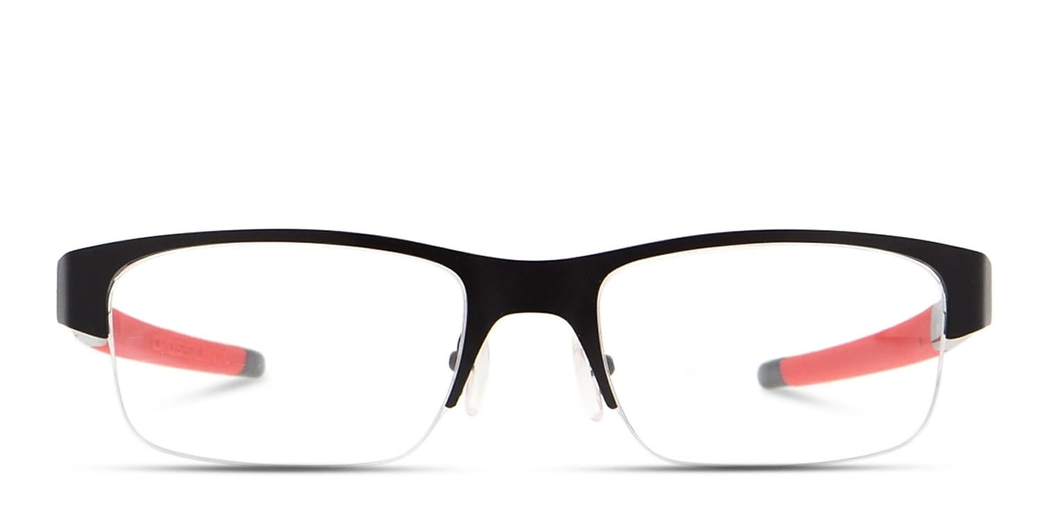 【逸品】 Oakley Crosslink 0.5 Black w/Red Prescription Eyeglasses Shoes