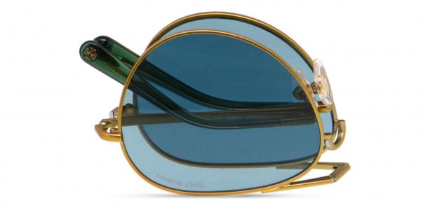 Tory burch folding sunglasses top