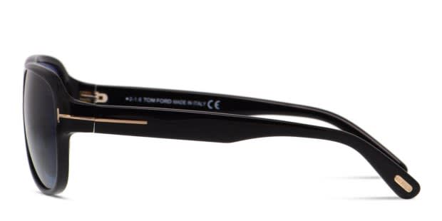 Tom Ford Dylan Shiny Black Prescription Sunglasses