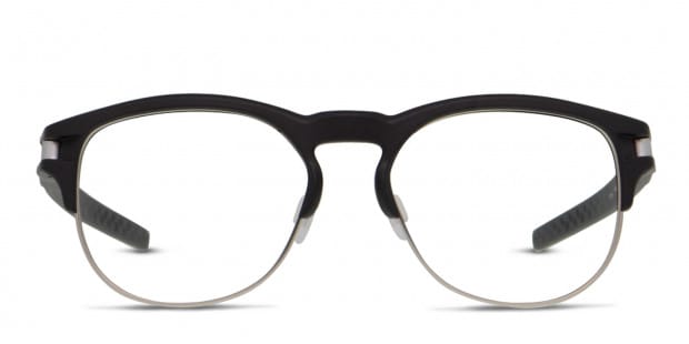 Oakley Latch Key RX Black w Silver Prescription Eyeglasses
