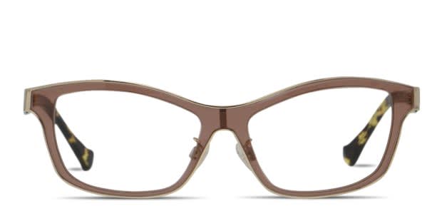 BALENCIAGA ブラウン角型メガネ。ヴィンテージ品。入手困難。 Balenciaga BA5027 Brown w/Tortoise Prescription Eyeglasses