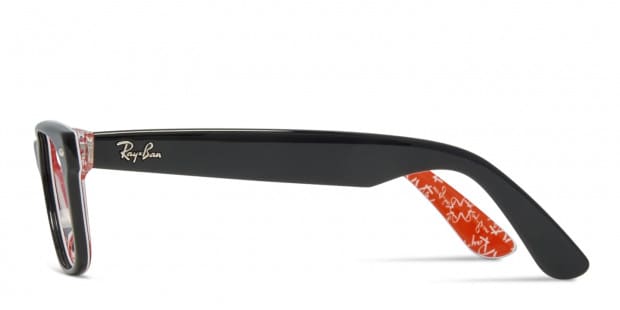 【レア】RayBan  WAYFARER RB5184F オレンジ/ブラック