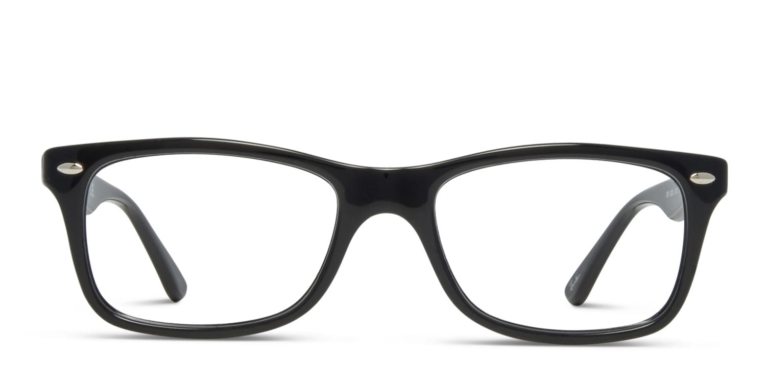 Ray-Ban RX5228 Shiny Black Eyeglasses | Includes FREE Rx Lenses
