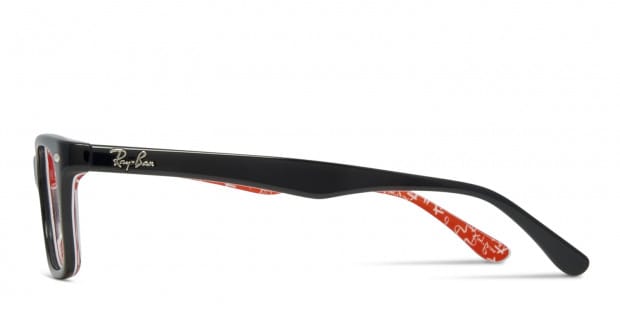 Ray-Ban RX5228 Black, Red
