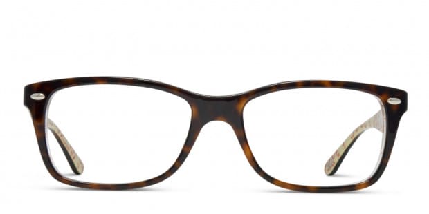 Ray Ban RX5228 Tortoise Beige Eyeglasses Includes FREE Rx Lenses