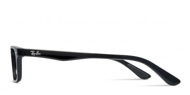 Ray-Ban 5277 Shiny Black Eyeglasses | Includes FREE Rx Lenses