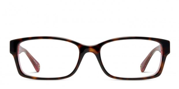 Coach HC6040 Brooklyn Tortoise w Pink Eyeglasses Includes FREE